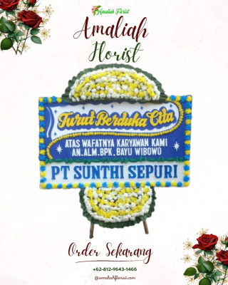 Papan Bunga Duka di Sungai Mandau