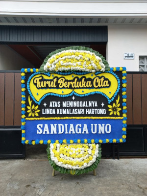 Papan Bunga Duka di Sungai Mandau
